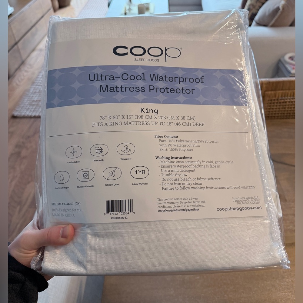 Coop Ultra-Cool Waterproof Mattress Protector